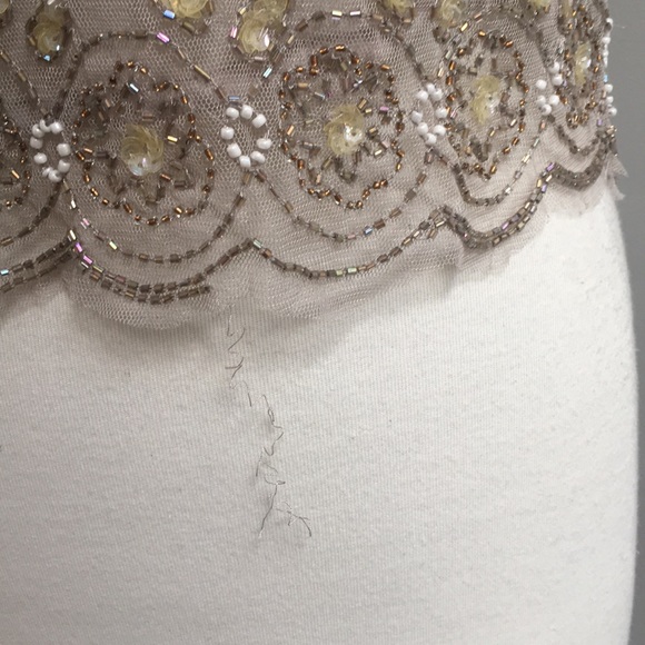 TOPSHOP Petite Beaded Tank Top - Picture 3 of 4